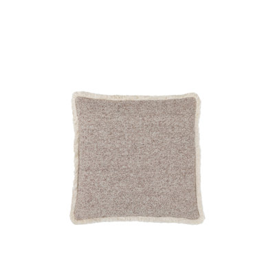 Edyta Gray Square Cushion