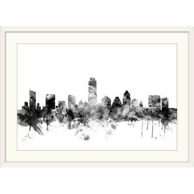 «Austin Texas Skyline» par Francy, impression