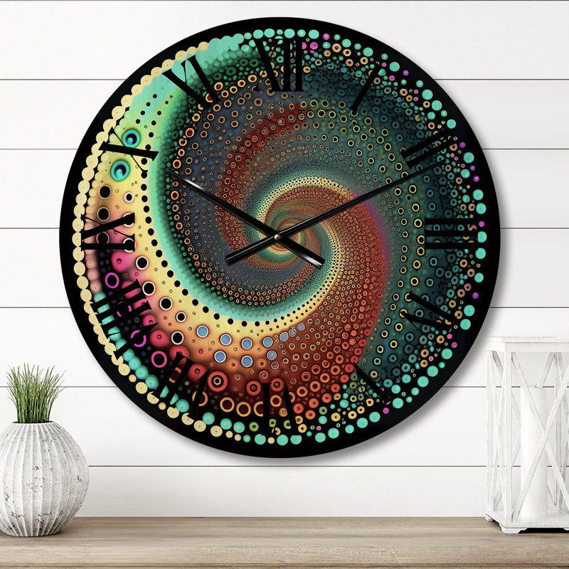 Horloge murale Iridiscdent, Moyenne