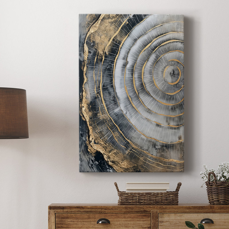 Série ABSTRACT CCLIX - Cavas de galerie sur mesure, H 18 po x l 12 po