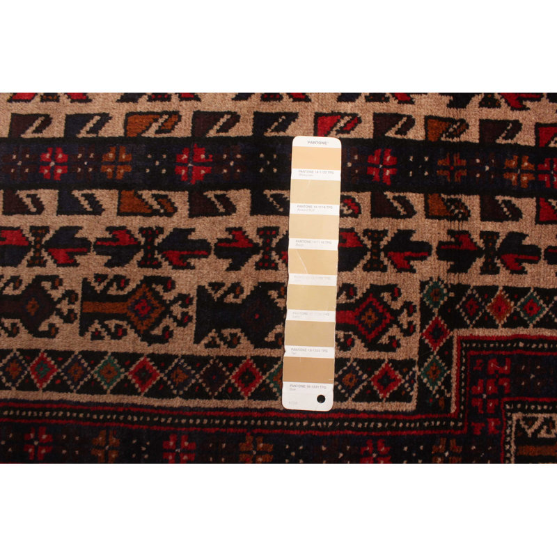 Tapis beige Teimani 2 pi 9 po x 4 pi 11 po