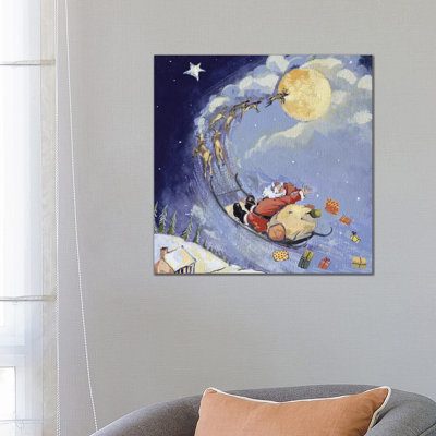 Christmas Night, 1999 1 Piece Wrapped Canvas Painting
