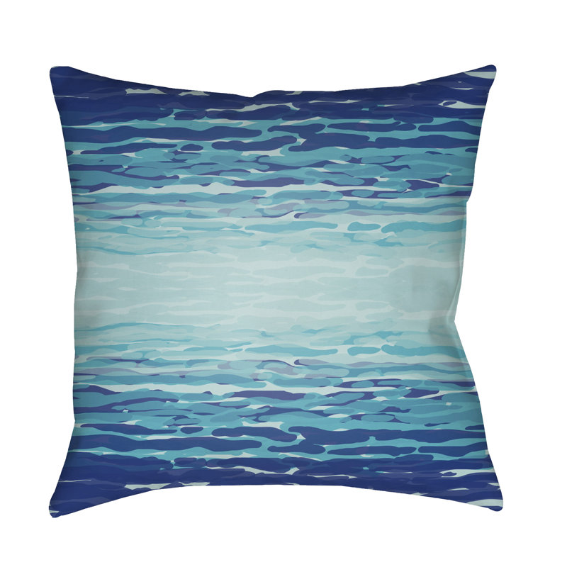 Textures Iii Throw Pillow, Pale Blue, 22" x 22"