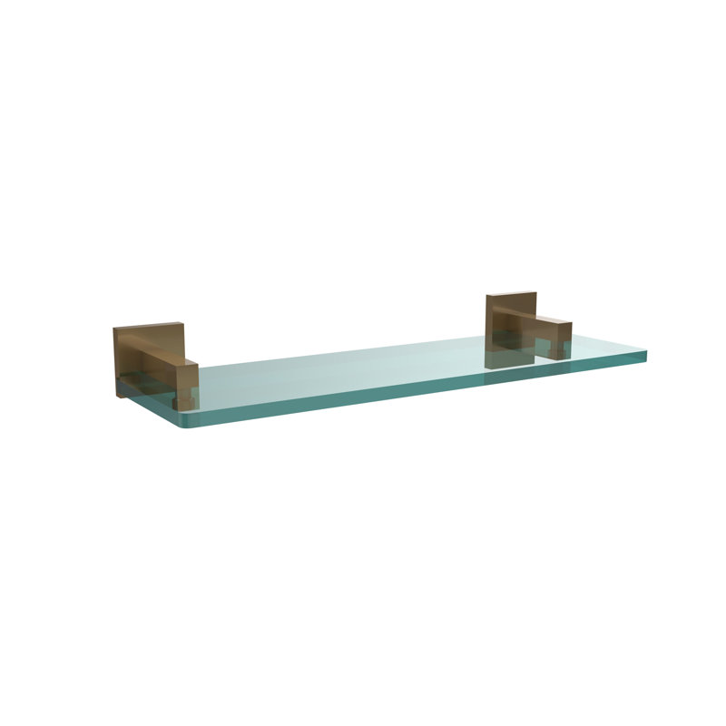 Haranu Bracket Shelf, Brushed Bronze, 22 Inch