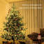 Arbre de Noël 55,1 po de largeur, 300 lumières à DEL, 1218 branches, pin artificiel nordique 7,5 pi