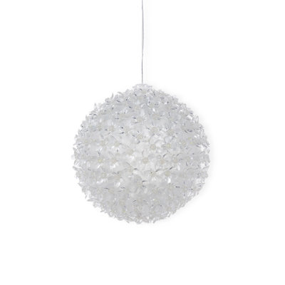 Lit Floral Sphere, Medium