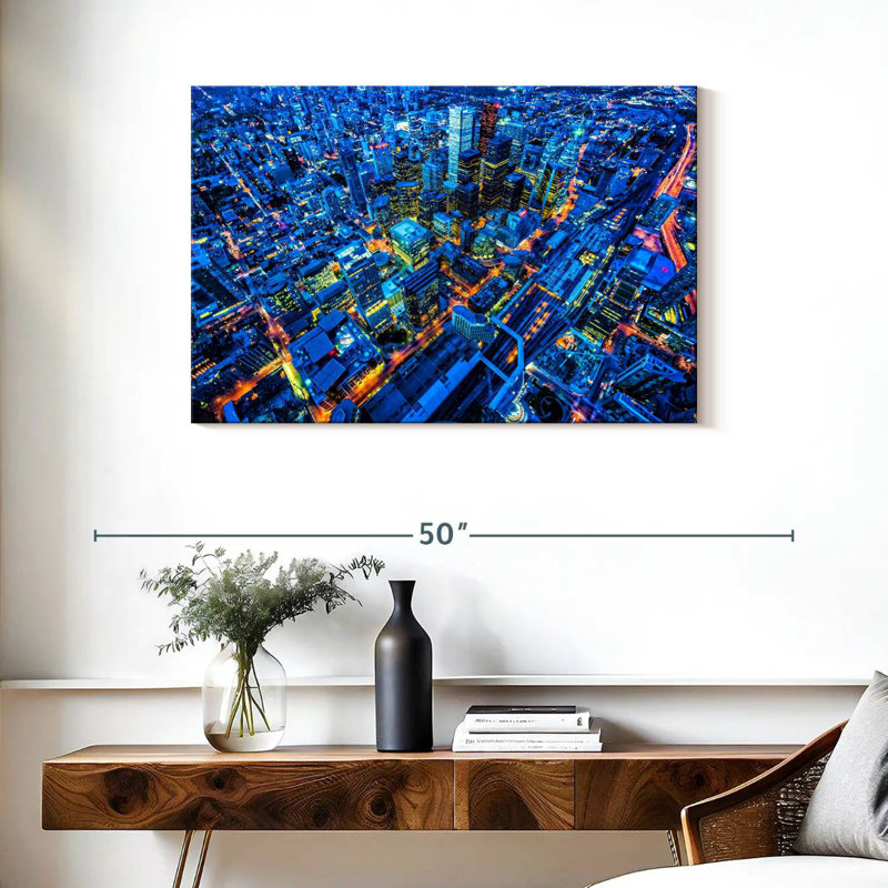 Sireci Bustling Toronto, 24" H x 36" W