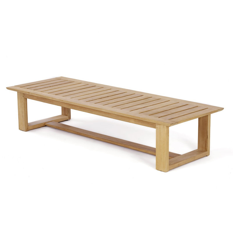 Outdoor Wood Chaise Lounge