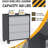 30.31'' Wide 3 -Drawer Mobile Steel File Cabinet