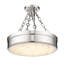 Plafonnier semi-encastré Crisha LED-1313526181