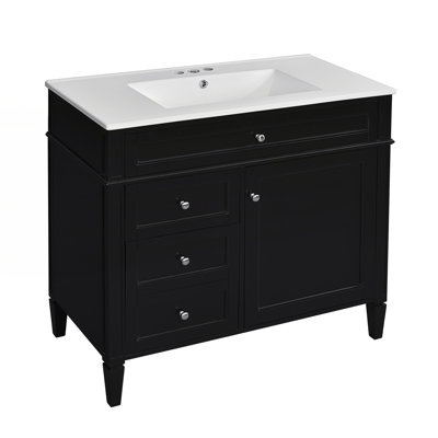 Meuble-lavabo 36 po avec lavabo supérieur