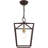 10 Sq. inch 1 Light Convertible Lantern Pendant Lighting Fixture-101230791