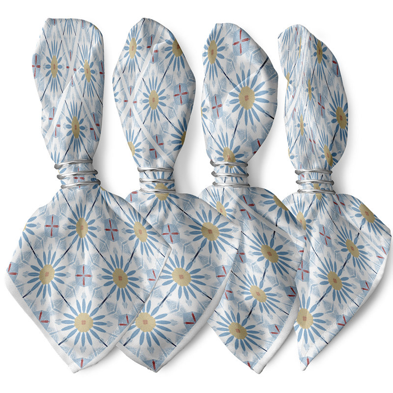 Ensemble de serviettes 4 pièces Friedman, Bleu