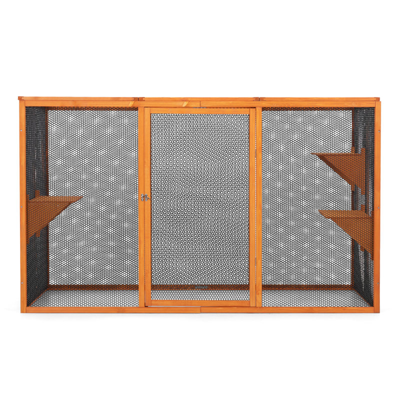 Nid de chat orange détachable avec toit imperméable et plates-formes énergétiques