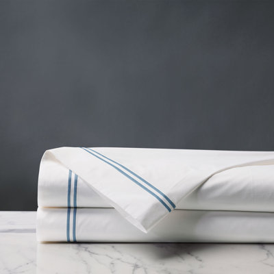 Enzo 100% Cotton Percale Flat Sheet