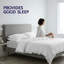 Ensemble de housse de couette très grand Beddora, literie 100% coton 3 pièces, housse de couette respirante douce avec taies décoratives, fermeture à boutons, contexture de 200 fils, blanc-112750905-112750903