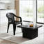 Table basse carrée rétro d'inspiration Mid-Century