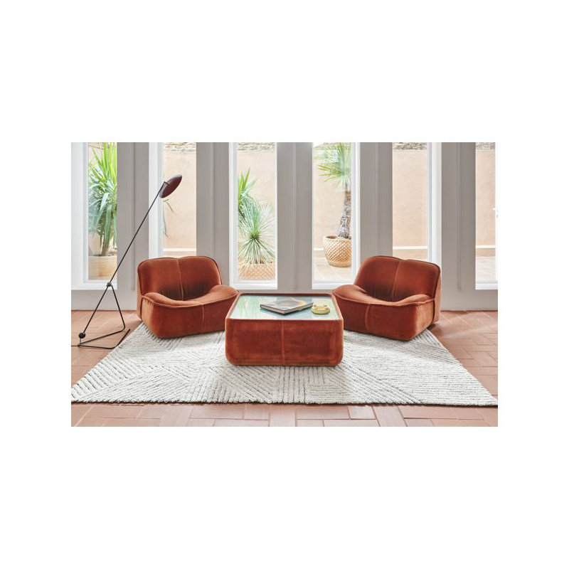 Tapis en laine Fields Almond Valley