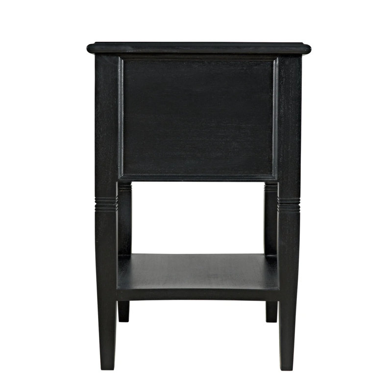 Oxford End Table, Hand Rubbed Black