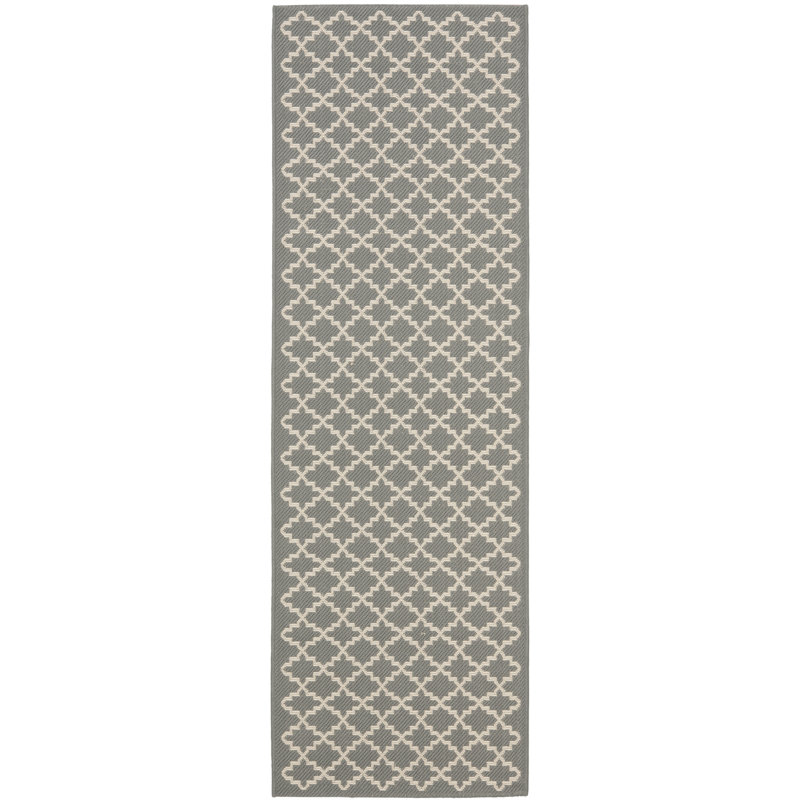Herefordshire Performance Geometric Indoor/Outdoor Area Rug, Runner 2'3" x 16'