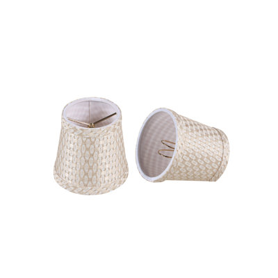 Abat-jour empire en polyester 4 po H
