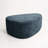 Caras Upholstered Navy Triangular Compression Ottoman No Assembly Required-136163069