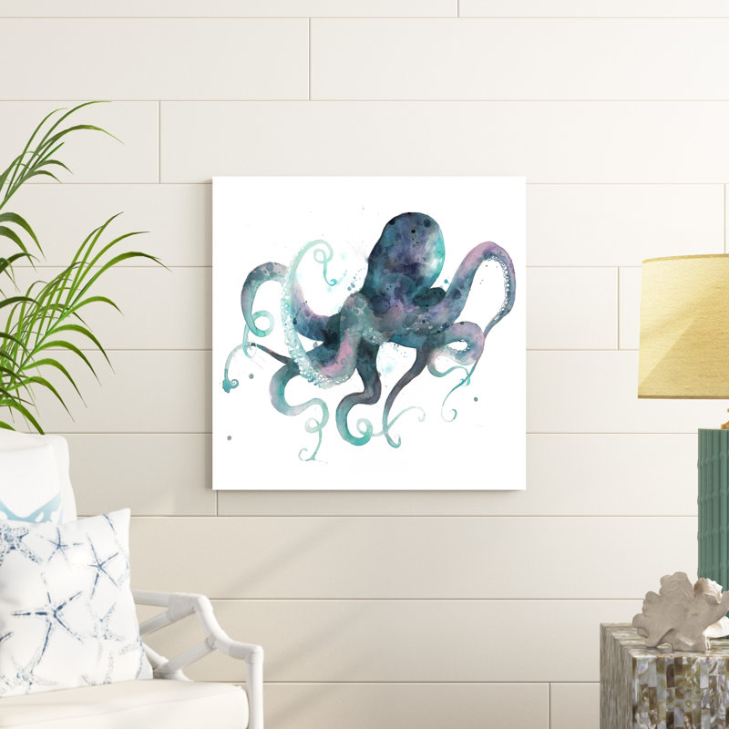 «Tentacles II», peinture sur toile, H 30 po x l 30 po, Toile tendue