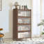 Armoire 57 po en métal à 4 portes basculantes de 57 po de hauteur, avec amplement d'espace de rangement pour la chambre à coucher, le bureau, le salon, le couloir et le vestibule