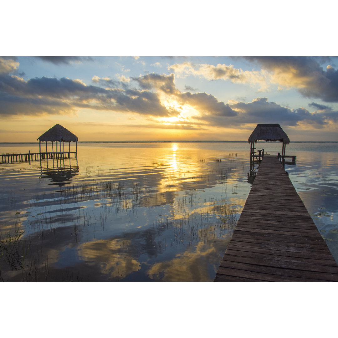 Sonnenaufgang in Bacalar - Leinwandbild