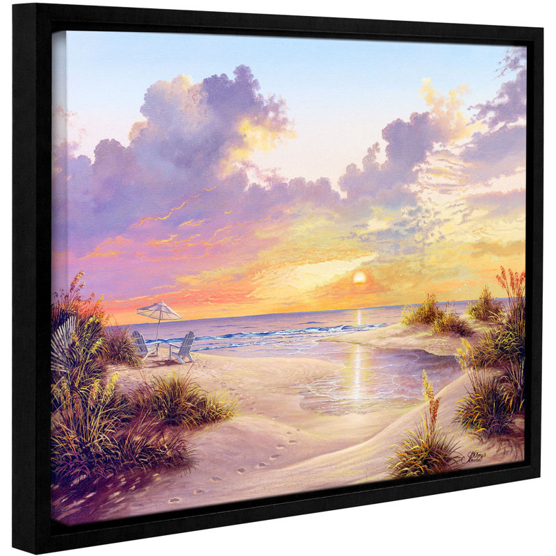 «Paradise Sunset», reproduction d'impression sur toile, H 14 po x l 18 po x P 2 po