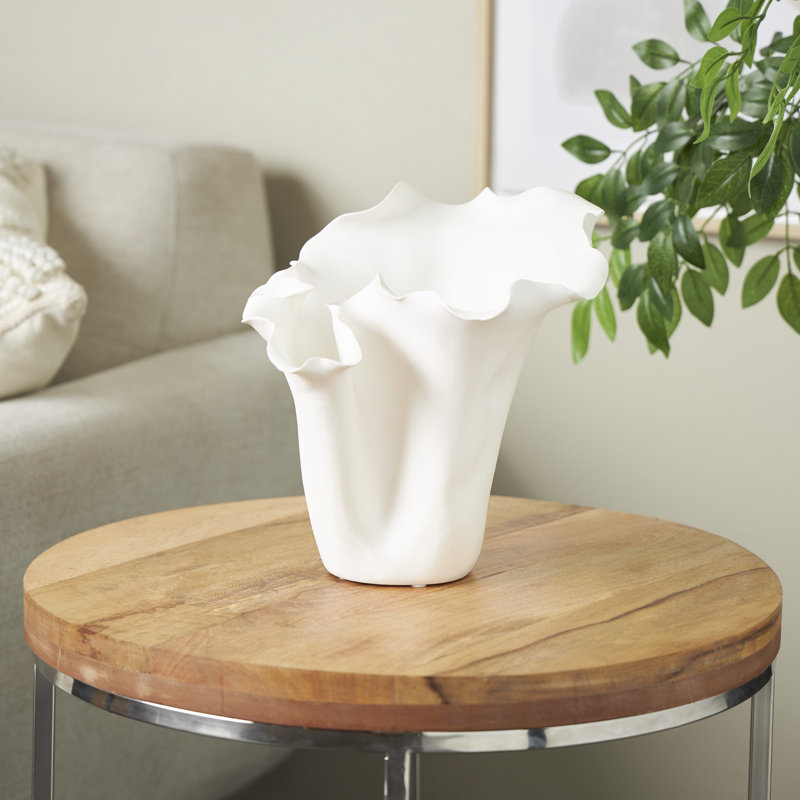 Bia Ceramic / Porcelain Table Vase, Black