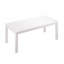 63" White Solid Wood Dining Table