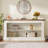     63-inch Farmhouse Console Table With Storage, Long Entryway Table Sofa Table Behind Couch-524768010-524768012