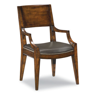 Bordeaux Leather Arm Chair