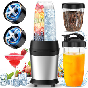 12-Piece Smoothie Blender, 1200W Blenders For Shakes And Smoothies With 23Oz, 32Oz, 37Oz Portable Cups