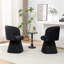 Chaise rembourrée pivotante en velours Dantzler-1966709624