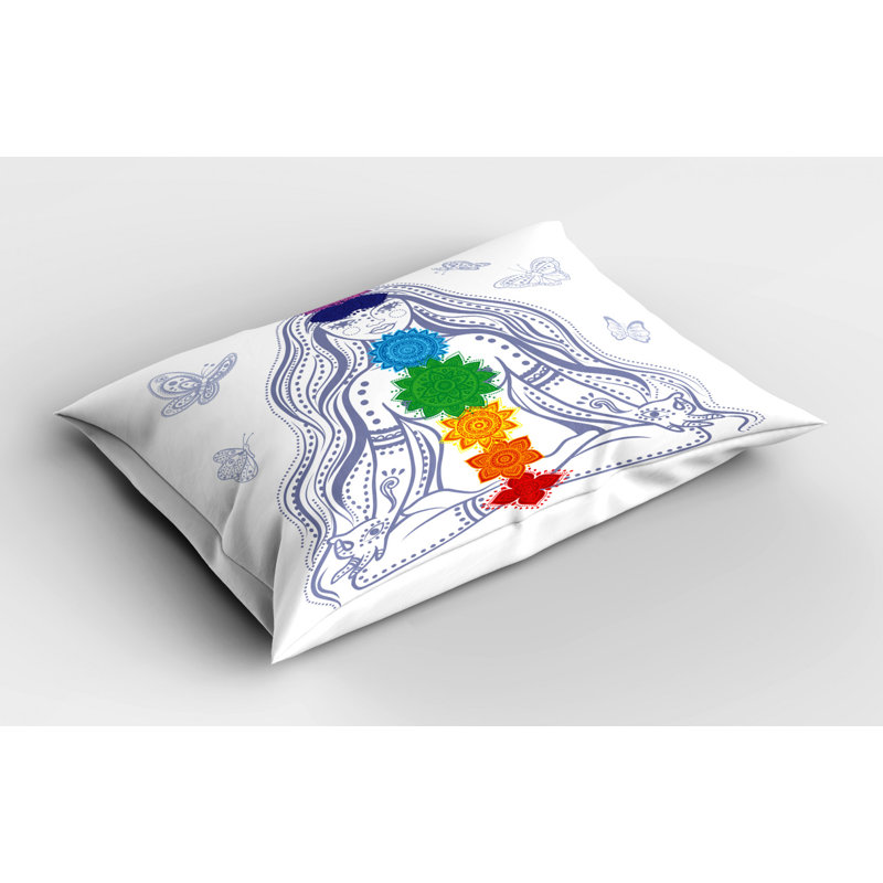 Chakra Polyester Sham Set, Queen