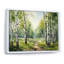 «Birch Woods Silent Woods I», reproduction sur toile encadrée-1540932867-1540932868