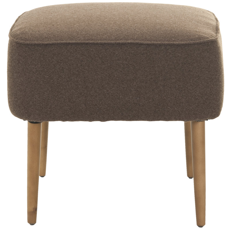 Upholstered Ottoman, Brown