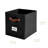 DECOMOMO Storage Bins, Cube Storage Bin with Labels, Fabric Storage Cubes for Shelves (10.5" x 11" / 6pcs, Black)-703167443-703167446