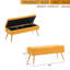 Banc repose-pieds en velours avec rangement-1932834292-1932834291