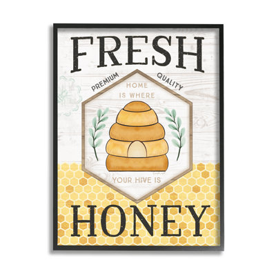 " Fresh Honey Rustic Bee Hive "