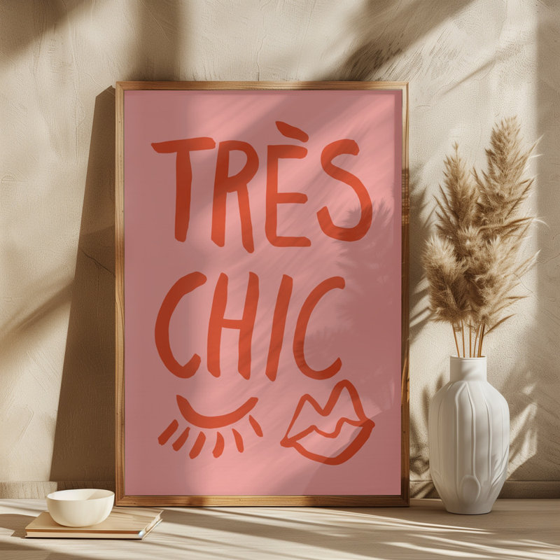 TrAus Chic, Pink, 91.44 cm H x 60.96 cm W