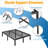 Alwyn Home Bed Frame No Box Spring Need 16 Inch Heavy Duty Tall Platform Bed Frame-2026704411