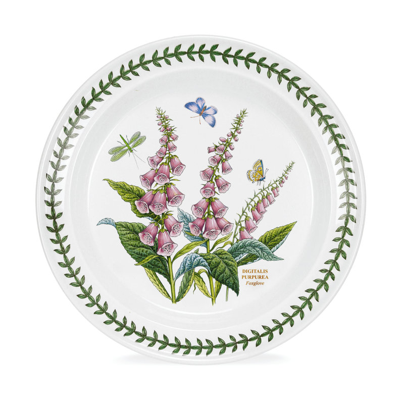 Assiette plate de jardin botanique 10,5 po Portmeirion