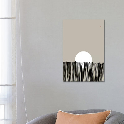 Hidden Moon N° 6 (Behind The Fence) by Thoth Adan - Print on Canvas