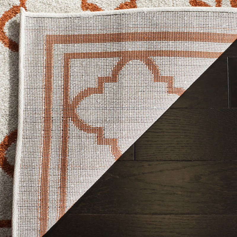 Dayana Geometric Hand Woven Area Rug, Square 213 cm