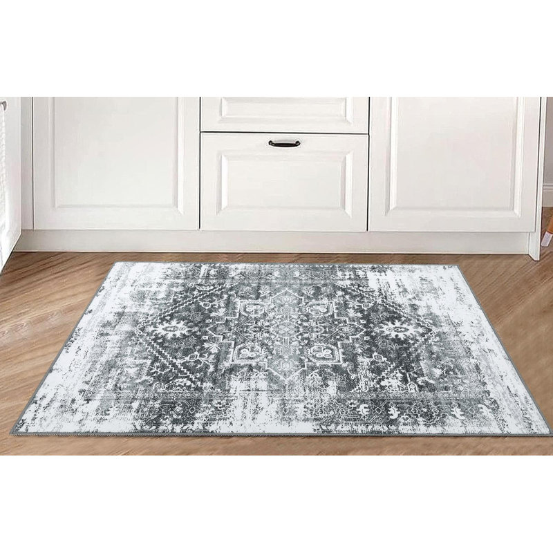 Goku Area Rug, Grey, Rectangle 160 x 230cm
