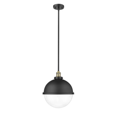 Luminaire suspendu en forme de dôme à 1 lumière Larw Lawrence