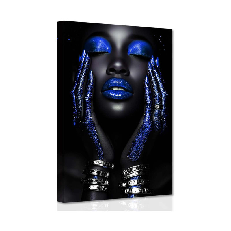 Wrapped Canvas Print, Blue